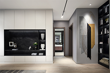 亨伦观唐名邸89平米二居现代简约风格装建实景