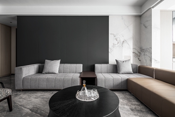 融创中心甄澜园217㎡三居现代风格装建实景