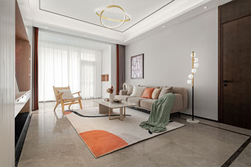 万科翡翠书院142㎡现代天然主义风格装建软装实景