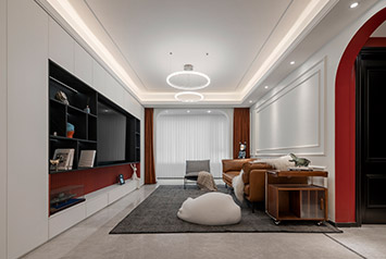 万科翡翠公园136㎡中古风实景 | 炙热斗胆...